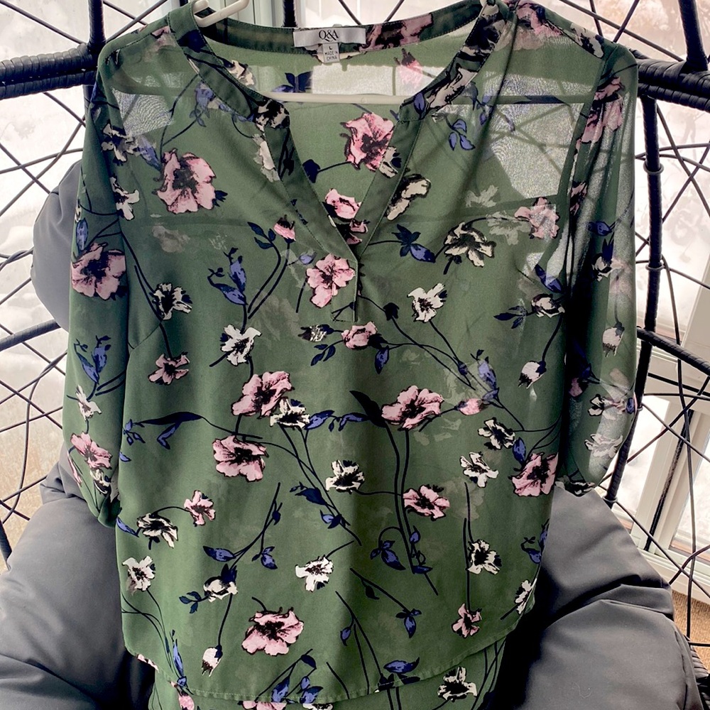 Pretty patterned blouse